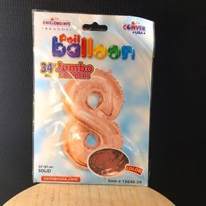 34” Jumbo Number 8 Balloon